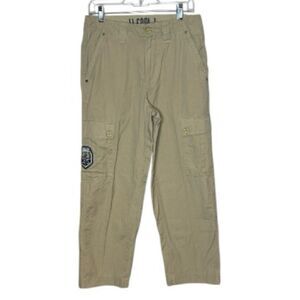L.L. Cool J Rap Men's Khaki Cargo Pants. Size 30x32.